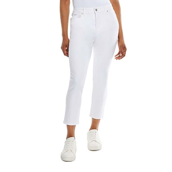 NWT Nine West White Cropped Jeans - Picture 1 of 8